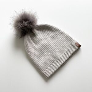 Roots Pom Pom Wool Blend Beanie
